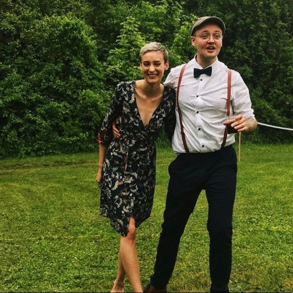 Boohoo Paisley Wrap Dress - Picture 2 of 5